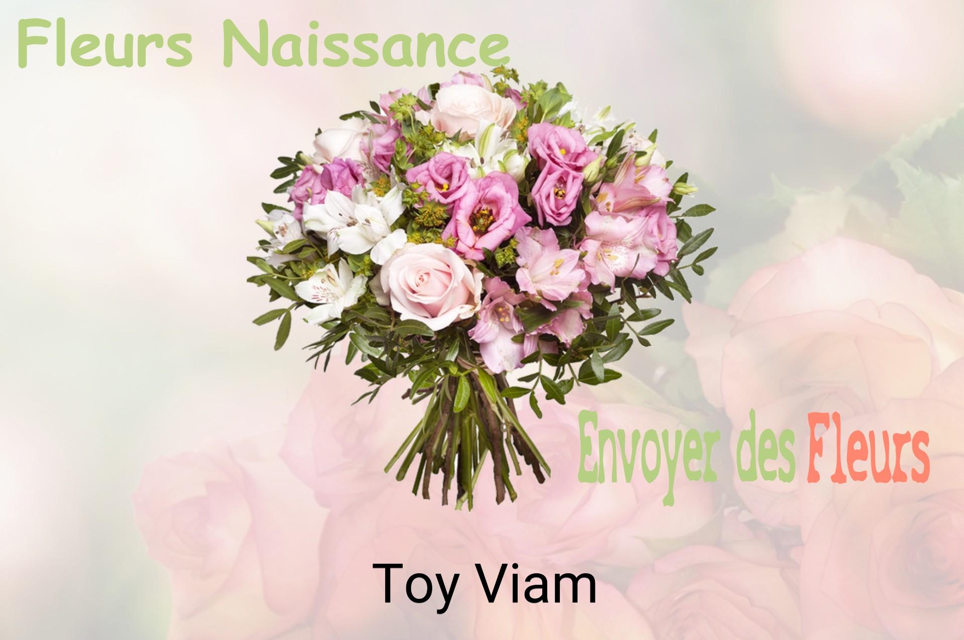 Bouquet de fleurs de naissance livré à Toy-Viam